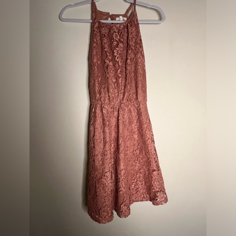 Women’s Pink Lace Maurices Dress Size Medium